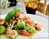 トマト・たらこ・イカの和風冷製パスタ作り方7写真