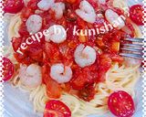 小エビのトマトソースパスタ♪作り方14写真