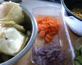 ☆我が家の野菜で欲張りポテトサラダ☆作り方1写真