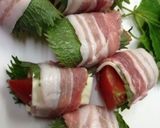 ＊大葉とチーズのトマト豚巻き＊作り方2写真