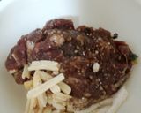 プルコギビーフでピーマン肉詰め作り方1写真