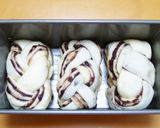 【あん食パン】HB生地粒あん三つ編みパン作り方19写真