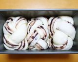 【あん食パン】HB生地粒あん三つ編みパン作り方20写真