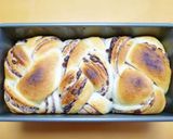 【あん食パン】HB生地粒あん三つ編みパン作り方22写真