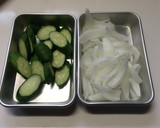 梅酢でさっばり鶏と夏野菜の南蛮酢漬け作り方2写真