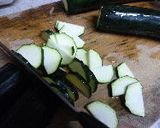 ズッキーニとじゃこのマヨネーズソテー作り方1写真