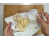 蓮根と韓国海苔のチヂミ★動画あり★作り方6写真