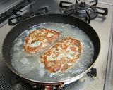 ふわふわ　レンコン入りおろしハンバーグ作り方4写真