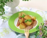 市販のだしで簡単　和風ジャーマンポテト作り方4写真