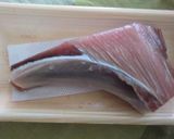 鮪のカマで照り焼き♪煮汁はご飯にかけて♪作り方1写真