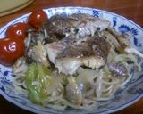 鯛のアクアパッツァ風パスタ作り方8写真