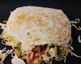 気分はお好み村！広島風お好み焼き作り方7写真