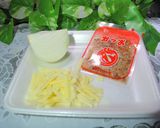 簡単♪　小揚げのはさみ焼き（チーズ入り）作り方1写真