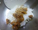 あさりの佃煮のおにぎり作り方1写真