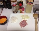 大根とベーコンの炒飯作り方1写真