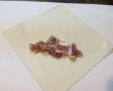 クリチと生ハムで簡単春巻き作り方1写真
