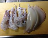 いかとセロリのXO醬炒め作り方1写真