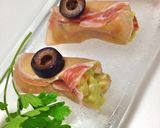 アボガドと豆のサラダ生ハム包み作り方7写真