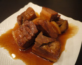 梅黒酢風味で♪　とろとろ～豚の角煮♡作り方8写真