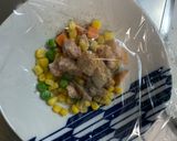 全てレンジ洋風レモンオイ味噌味炒飯弁当作り方3写真