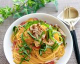 醤油漬けの素で★簡単和風パスタ作り方5写真