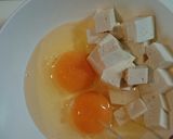 朝食やブランチに☆レンジで豆腐卵サンド★作り方1写真