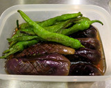 茄子と甘長とうがらしの焼き浸し作り方3写真