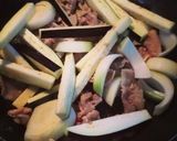 豚バラと夏野菜のコチュマヨ炒め作り方5写真
