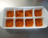 離乳食中期★レンジで★人参作り方3写真