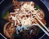 お弁当に♪豚肉と野菜のケチャチーズ炒め作り方3写真