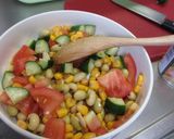 野菜と豆のカラフルサラダ作り方5写真