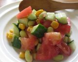 野菜と豆のカラフルサラダ作り方6写真