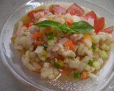食感楽しむ野菜＆押し麦のめんつゆ和え作り方5写真