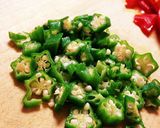 梅オクラの冷んやりそうめん(^O^)作り方1写真
