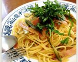 大葉香る！ハムとアスパラの和風パスタ♡作り方7写真