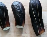 ナス丸焼き面白いくらい剥ける作り方3写真