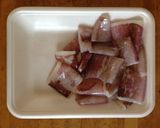 イカと肉団子の炒め煮作り方1写真