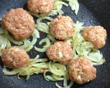 イカと肉団子の炒め煮作り方6写真