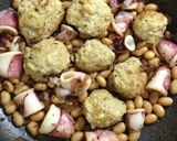 イカと肉団子の炒め煮作り方9写真