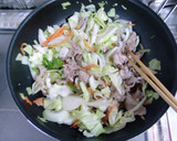 ★ソース付きの生タイプ麺で＊焼きそば＊♪作り方3写真