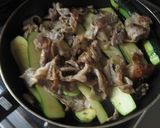 ズッキーニと豚肉の炒め物作り方3写真