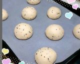 速旨☆黒ごま丸パン☆時短♪同時調理も☆作り方4写真