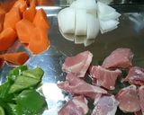 レンジで簡単!焼き酢豚作り方1写真