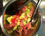 アボカドと生ハムの冷製パスタ♪作り方1写真