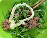 水菜とツナのサラダ作り方4写真
