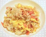 ふわふわ卵入りレモン風味塩チャーハン作り方9写真