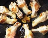 煮卵の漬け汁を活用☆骨付き鶏の照り焼き作り方3写真