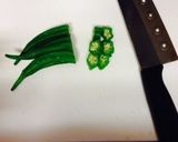 レンジで簡単!おくらの和え物作り方2写真