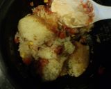 炊飯器でチャーハン　カレー風味作り方5写真