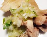 糖質制限!鶏肉のネギソース(白切鶏)作り方6写真
